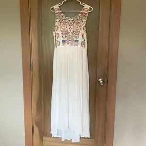 Sundress with hi-low hem